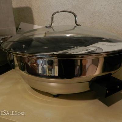 electric waterless cooking system