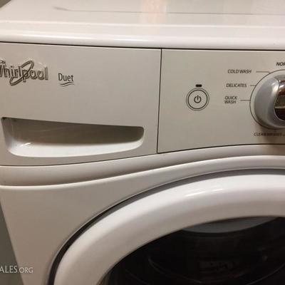 Whirlpool Washer close up