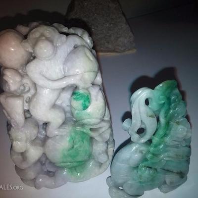Gorgeous Jade sculptures