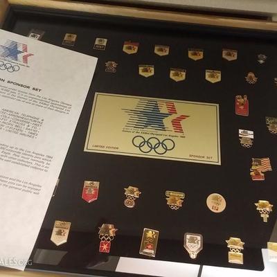 1984 Olympics Summer Games and Winter Games collectible pins