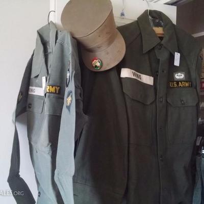 Military uniforms and fatigue