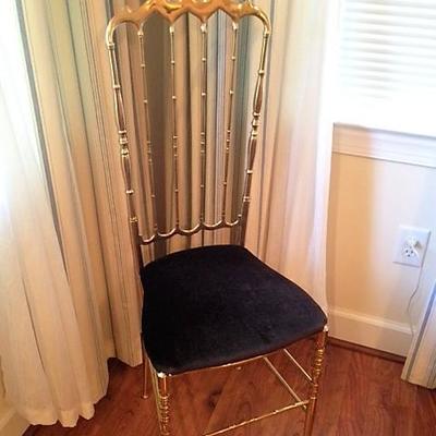 Italian Brass Chiavari Chair