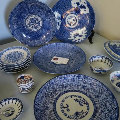 BLue & White Imari and other asian ceramics
