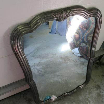 Sherle Wagner Pewter Mirror