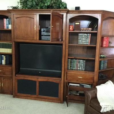Entertainment center is built in and not for sale ! But items on in are 