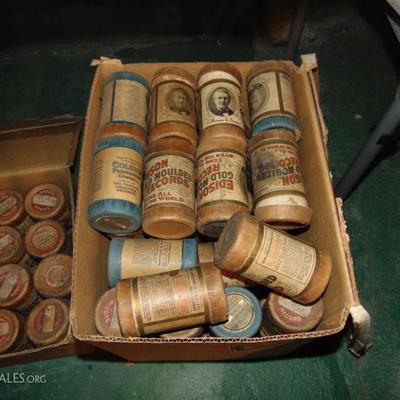 OLD EDISON RECORD CYLINDERS