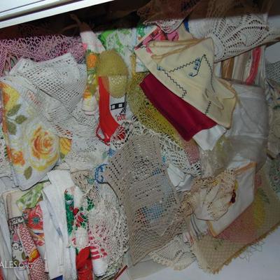 100's of Linens to be displayed