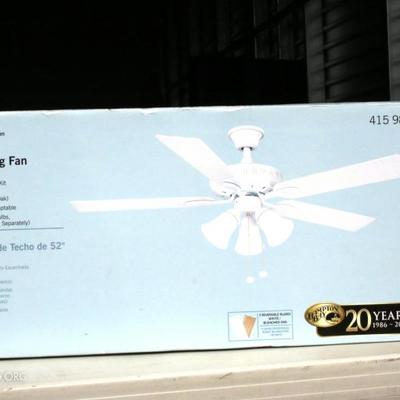 New Ceiling Fan with Light