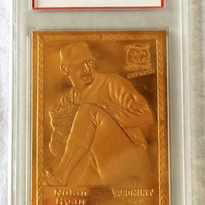 1993 Pro Mint Noland Ryan 22Kt Gold Baseball Card