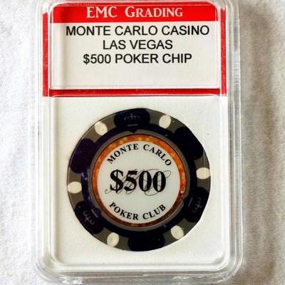 Monte Carlo Casino $500 Poker Chip
