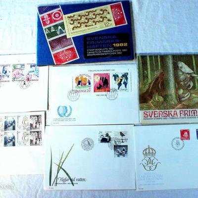 Lot of Sweden Covers and Stamps Booklets