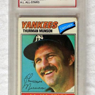 1972 Topps Thurman Munson Baseball Card All Stars