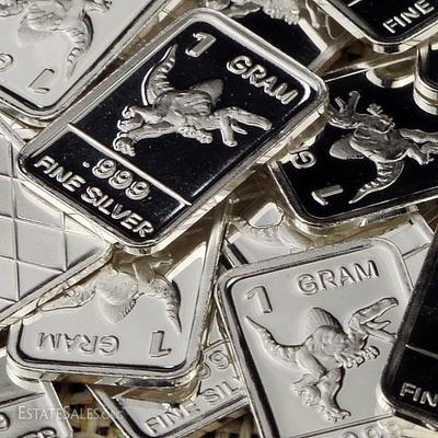 30 X 1 Gram .999 Fine Silver Bars