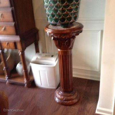 MARBLE TOP FERN STAND