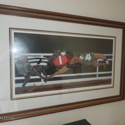SIGNED PICTURE "HOME STETCH"