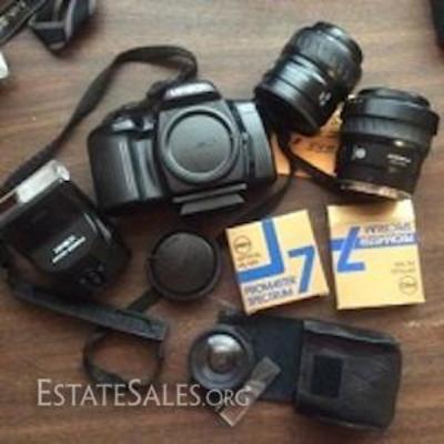 Minolta Cameras and Accessories