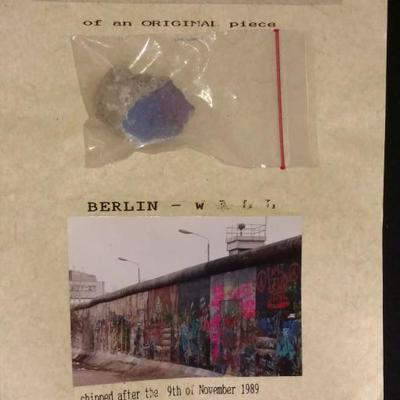 Official Certified Piece of The Berlin Wall
