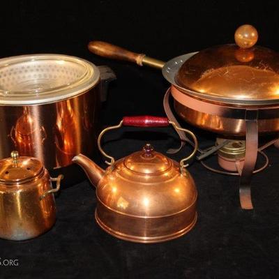 Vintage Copper Kitchen Set