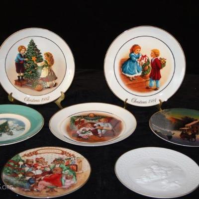 Avon Christmas Plates