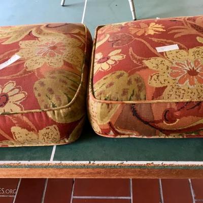 Outdoor cushions