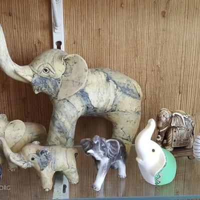 EHT003 More Collectible Elephant Figurines - Various Mediums
