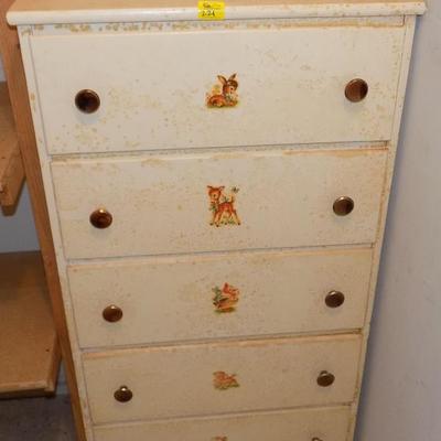 EHT221 Vintage Wooden Chest of Drawers
