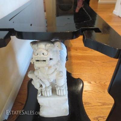 Foo Dog Accent Table