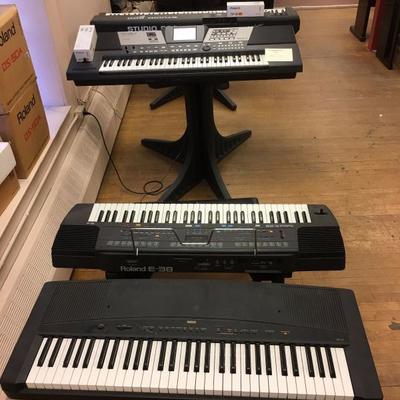 Yamaha, Roland and Technics Digital Pianos! New Old Stock! Stands, Music Stands, Benches and Accessories!