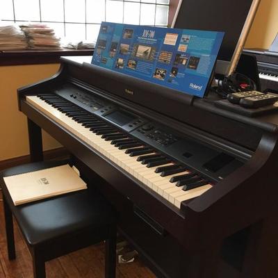 Roland RM700MD Mahogany Digital Entertainment Piano 