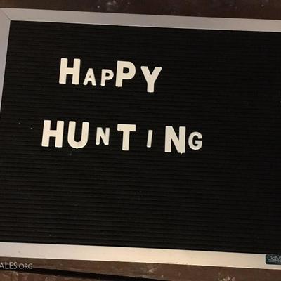 Happy Hunting! 