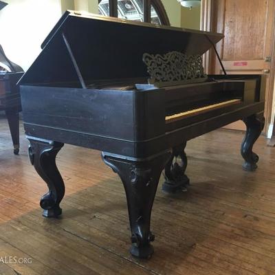 Steinway and Sons Square Antique Grand Piano 