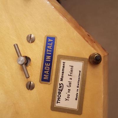 Music Box Made In Italy, Has Key