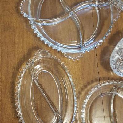 Vintage Glass Serving Dishes