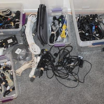 Box lot of miscellaneous wires