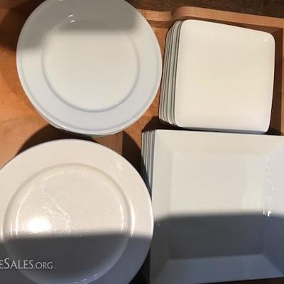 Williams Sonoma white dishes