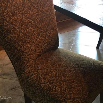 Detail of dining room chair