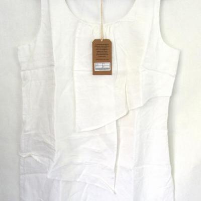 Women's White La Naturelle Summer Clothing