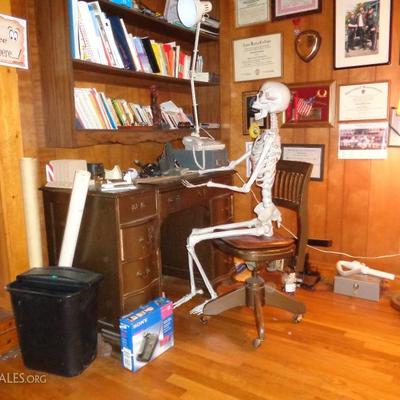 Antique desk chair