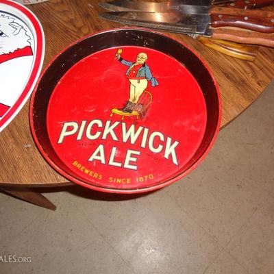 Rare Pickwick Ale Beer Trey