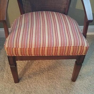 Mid Century Modern chair, with upholstered seat