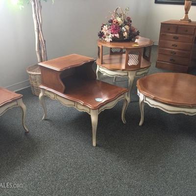 matching coffee table, end table and accent table 