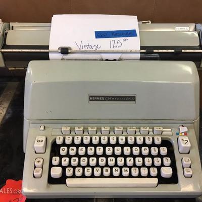 Hermes ambassador vintage typewriter 