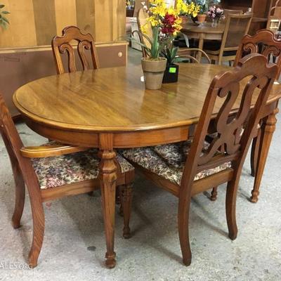 dining room table with 6 chairs 