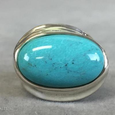 Sterling & turquoise ring