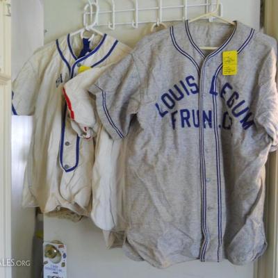 vintage baseball uniforms