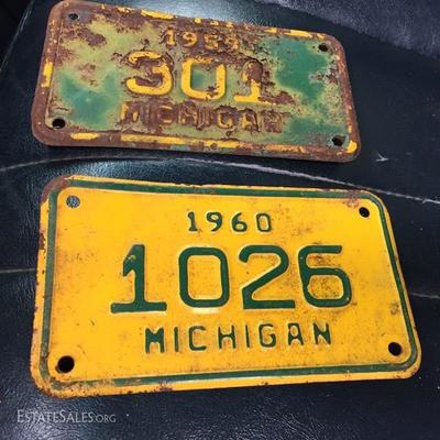 1960 License Plates