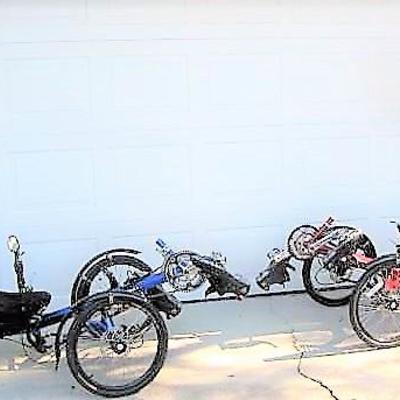 AVAILABLE PRE-SALE BY APPOINTMENT ONLY Performer Recumbent Trikes purchased new in 2016, ridden once, asking $1450 each/$2800 pair...