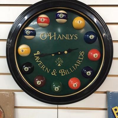 Billiard clock
