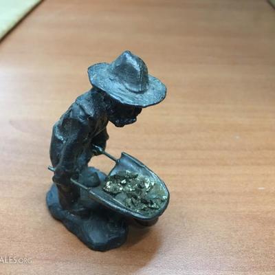 Gold miner figurine