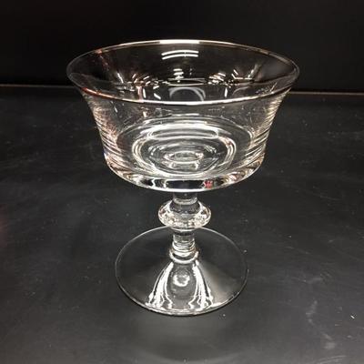 Gorham crystal champagne glasses